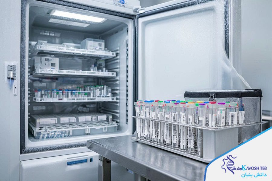 رک ساماندهی نمونه های فریزری