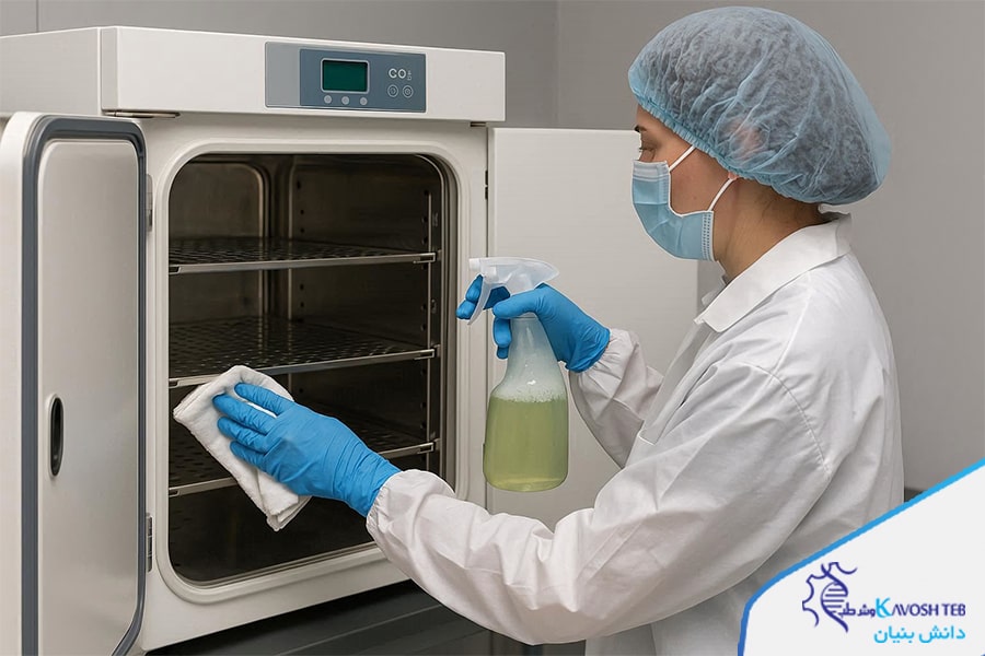 ضدعفونی کردن انکوباتور کربن دی اکسید