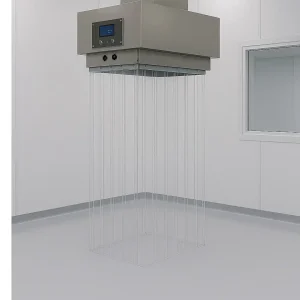 هود شیمیایی سقفی با پرده PVC