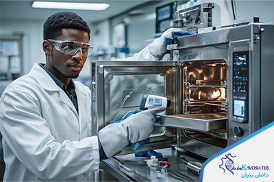 رفع مشکل گرم نشدن آون آزمایشگاهی