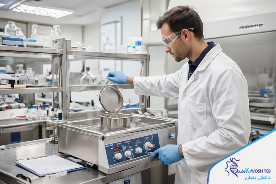 نحوه عملکرد بن‌ ماری آزمایشگاهی