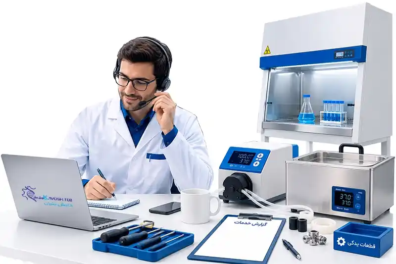 تماس با واحد خدمات پس از فروش کاوش طب​​